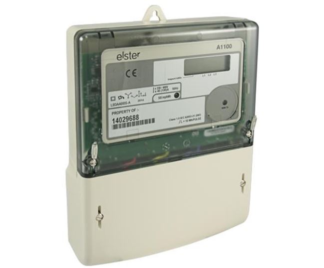 ELSTER A1100 DC THREE PHASE KWH 100A ELECTRICITY METER MID OFGEM