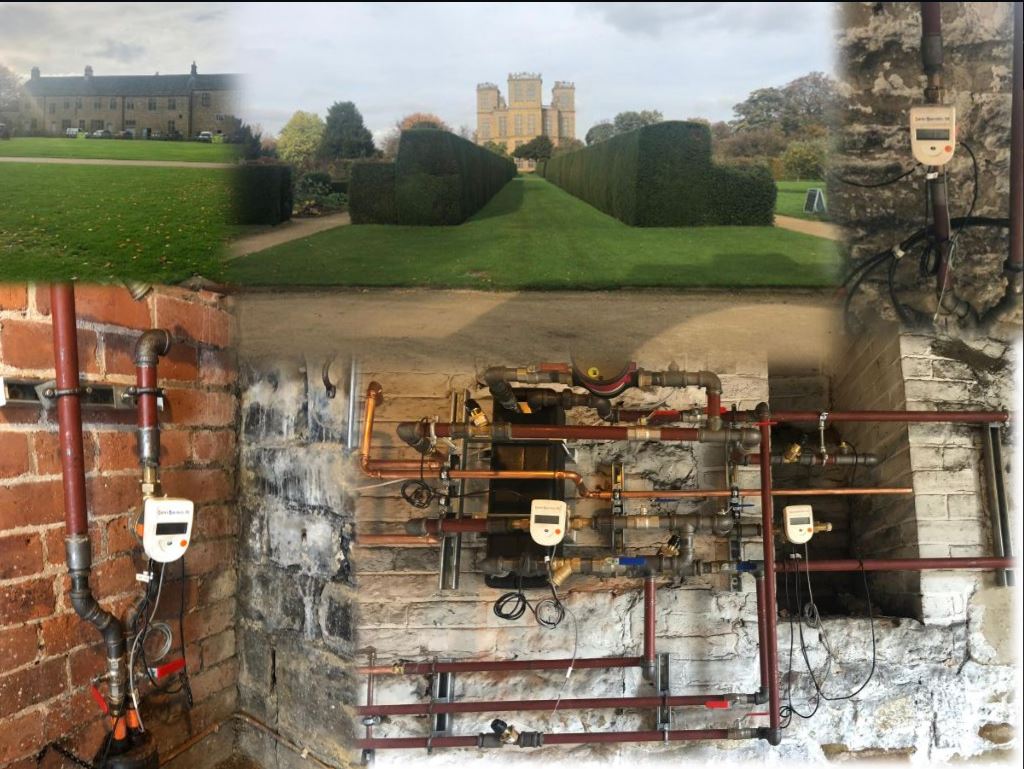 Sontex Meters installed on Hardwick Hall Project