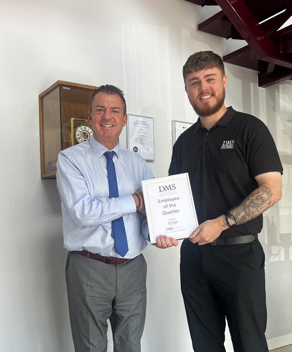 Jack with Andy - employee of the quarter 